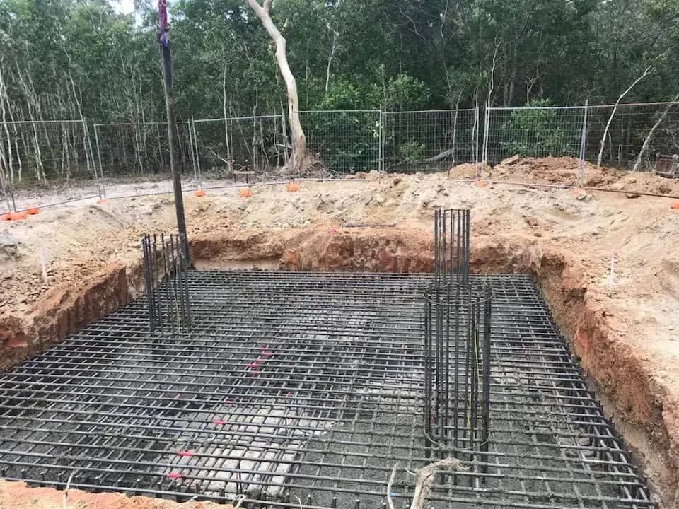 Concrete pump truck on a Far North Queensland site — Far Northern Concrete Pumping, servicing Trinity Park QLD